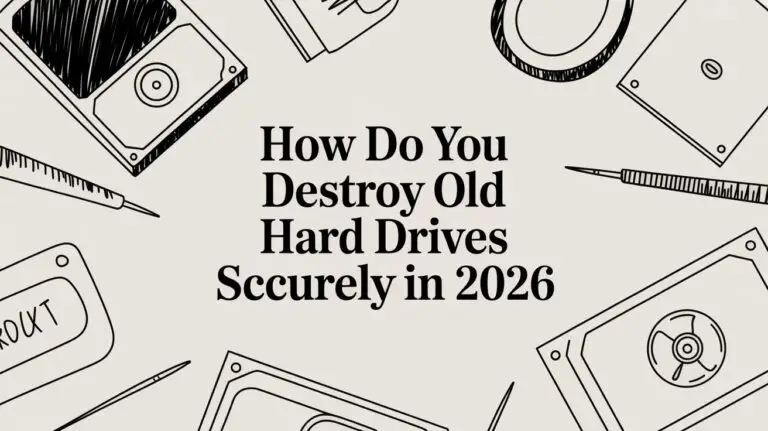 How Do You Destroy Old Hard Drives Securely? A Guide for Businesses