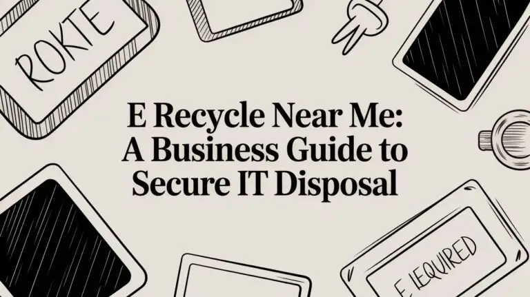 E Recycle Near Me: A Business Guide to Secure IT Disposal