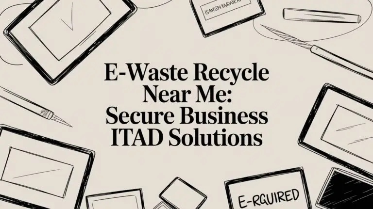 E-waste Recycle Near Me: Secure Business ITAD Solutions